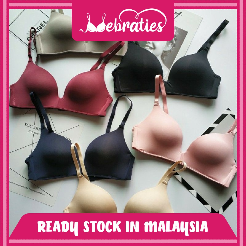 Mebraties】Seamless Bras for Women Wire Free Brassiere A B Cup Underwear  Women Bra Lingerie