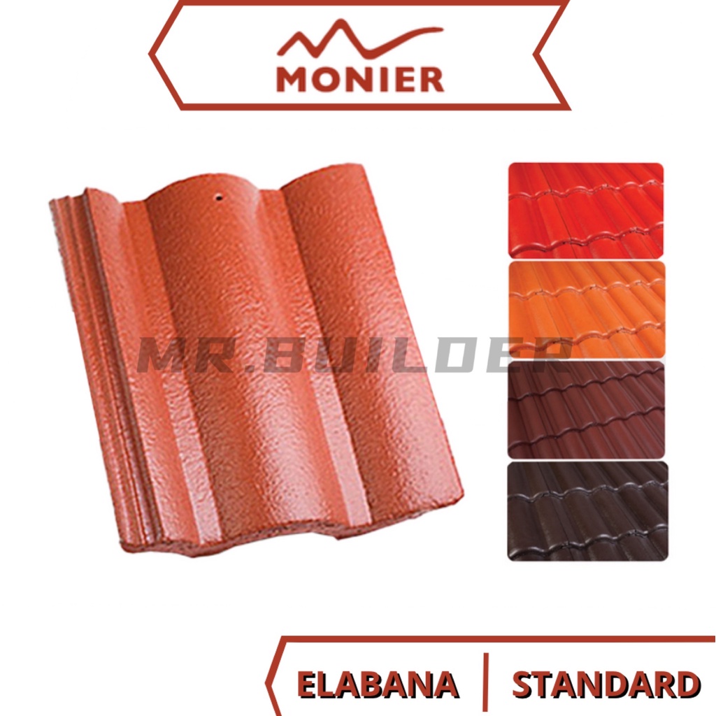 MONIER Elabana Tropical Roof Tiles Concrete Roof Tile Elabana Red