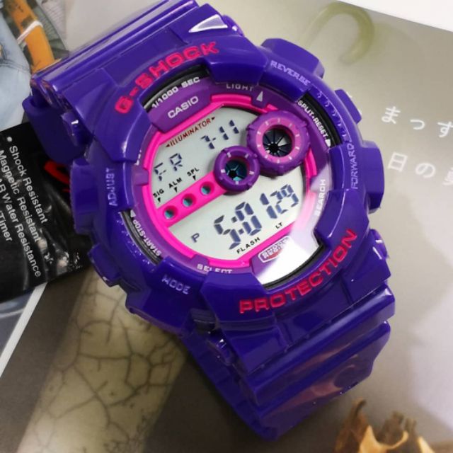 G shock discount gd 100 purple