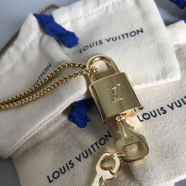 Authentic LV padlock necklace