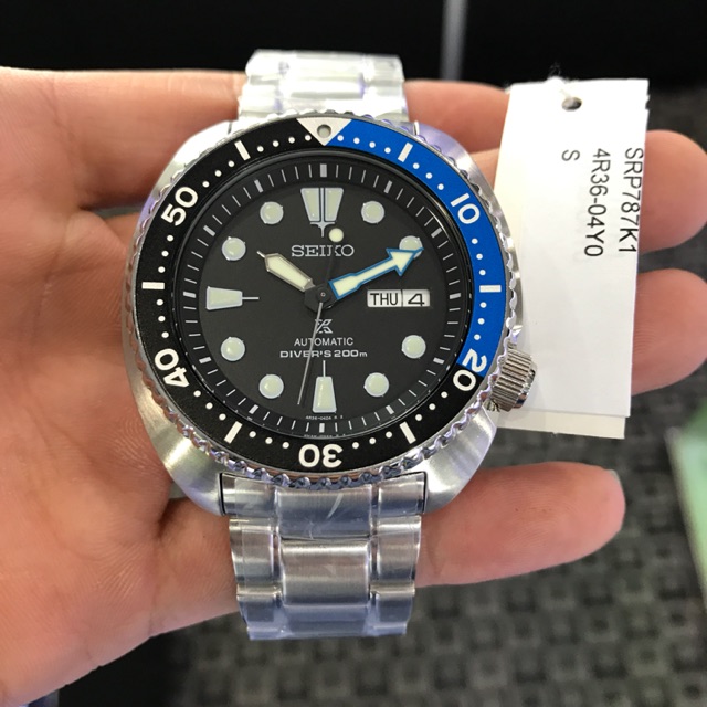 SEIKO BATMAN PROSPEX TURTLE DIVERS 200M AUTOMATIC SRP787 SRP787K1