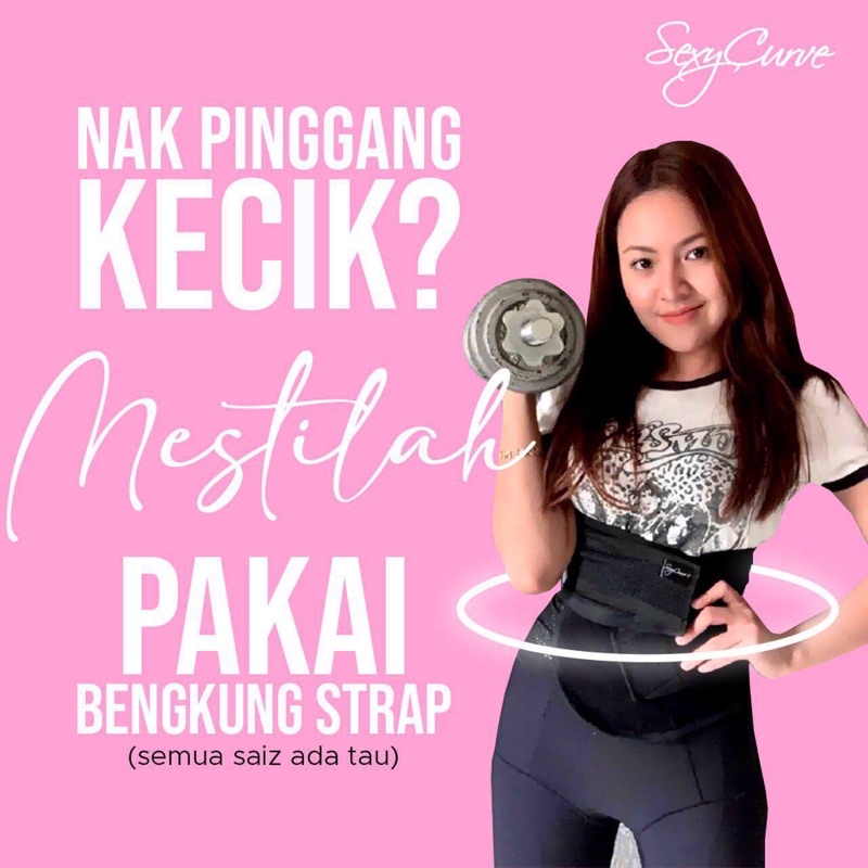 SUPERWOMAN Sexycurve Bengkung Strap Moden - Adjustable Waist Trainer Sexy  Curve