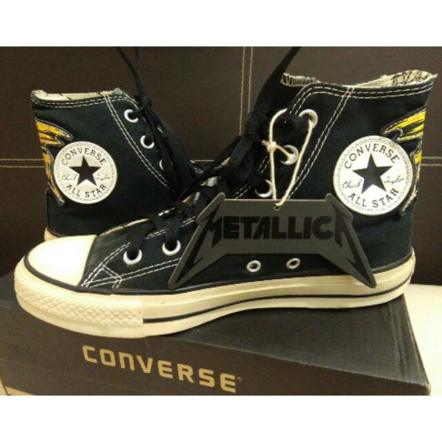 Metallica converse outlet for sale