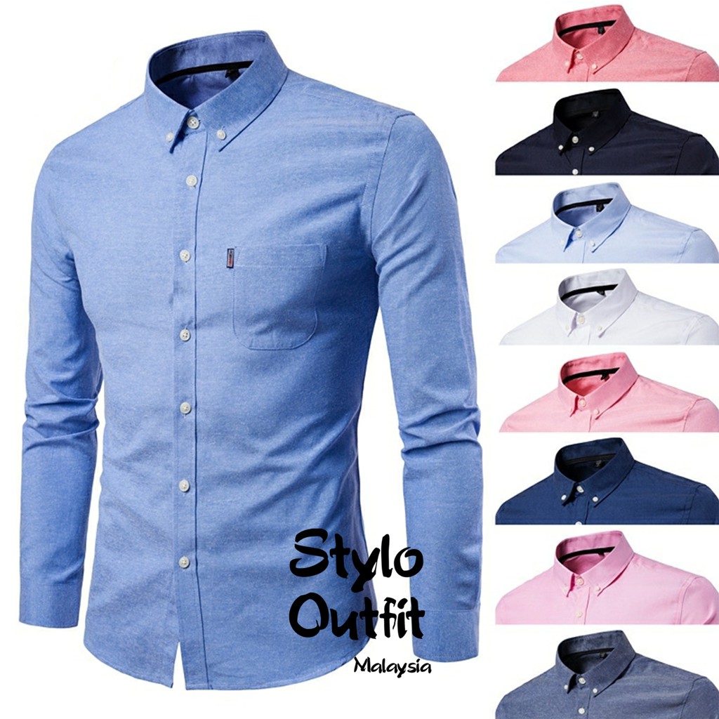 Baju slim fit store lelaki