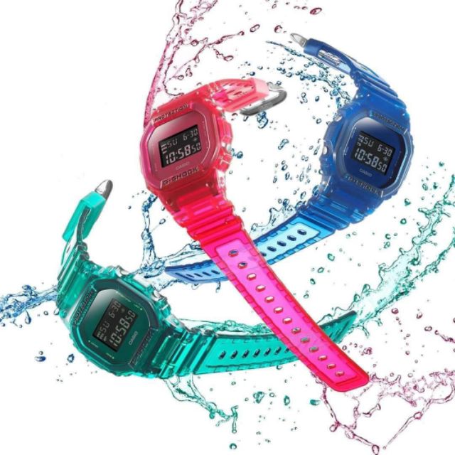 G shock best sale petak jelly biru