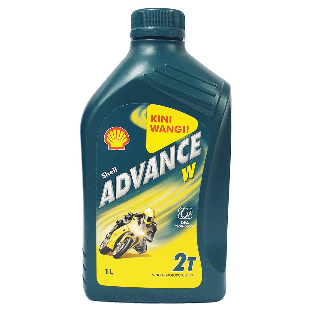 100% Original Shell Advance W 2T Oil 1 Litre