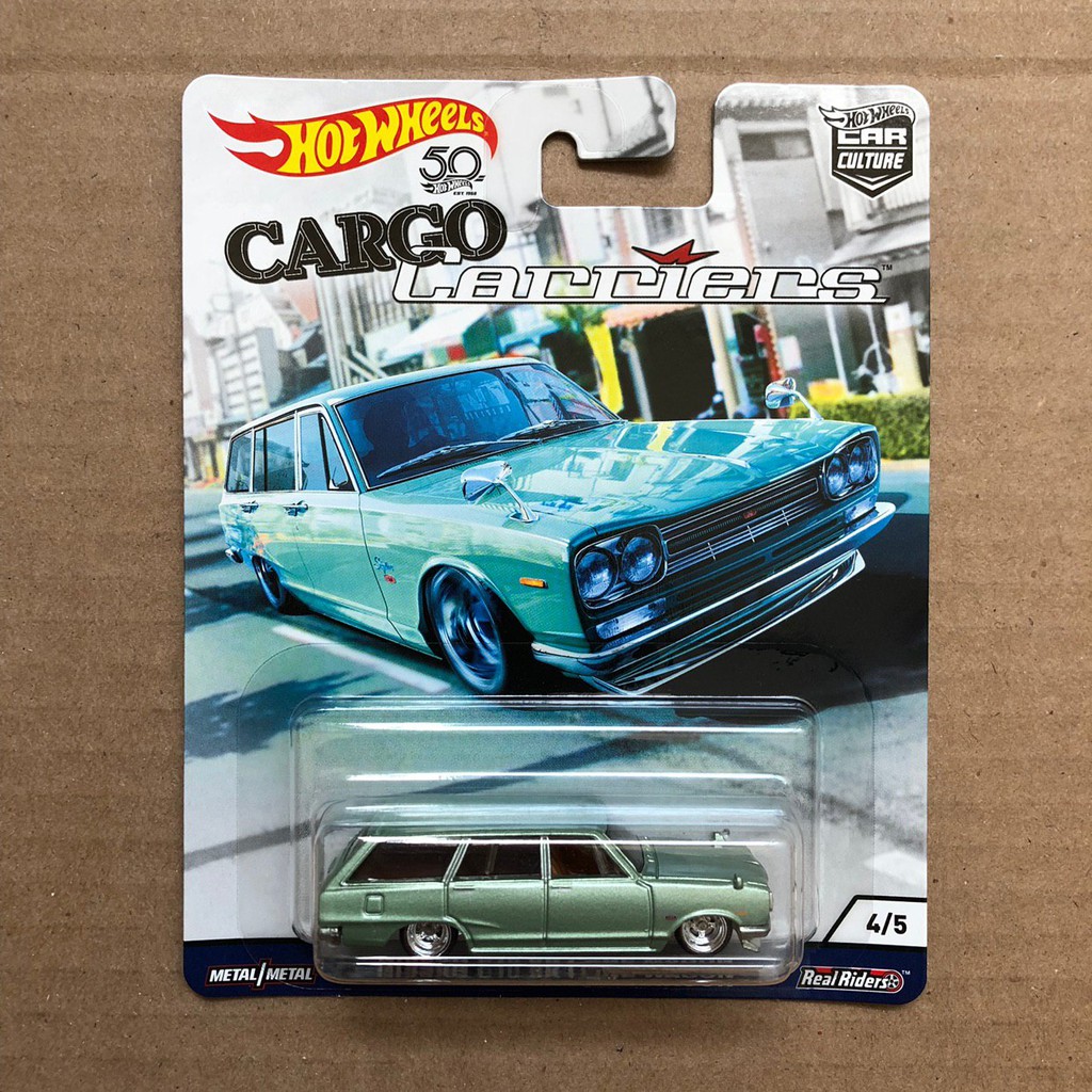 Hot wheels cargo carriers 2024 nissan c10 skyline wagon