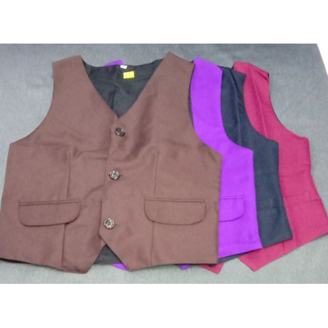 Vest Budak Sekolah Rendah Primary School Vest 4 Design Size S