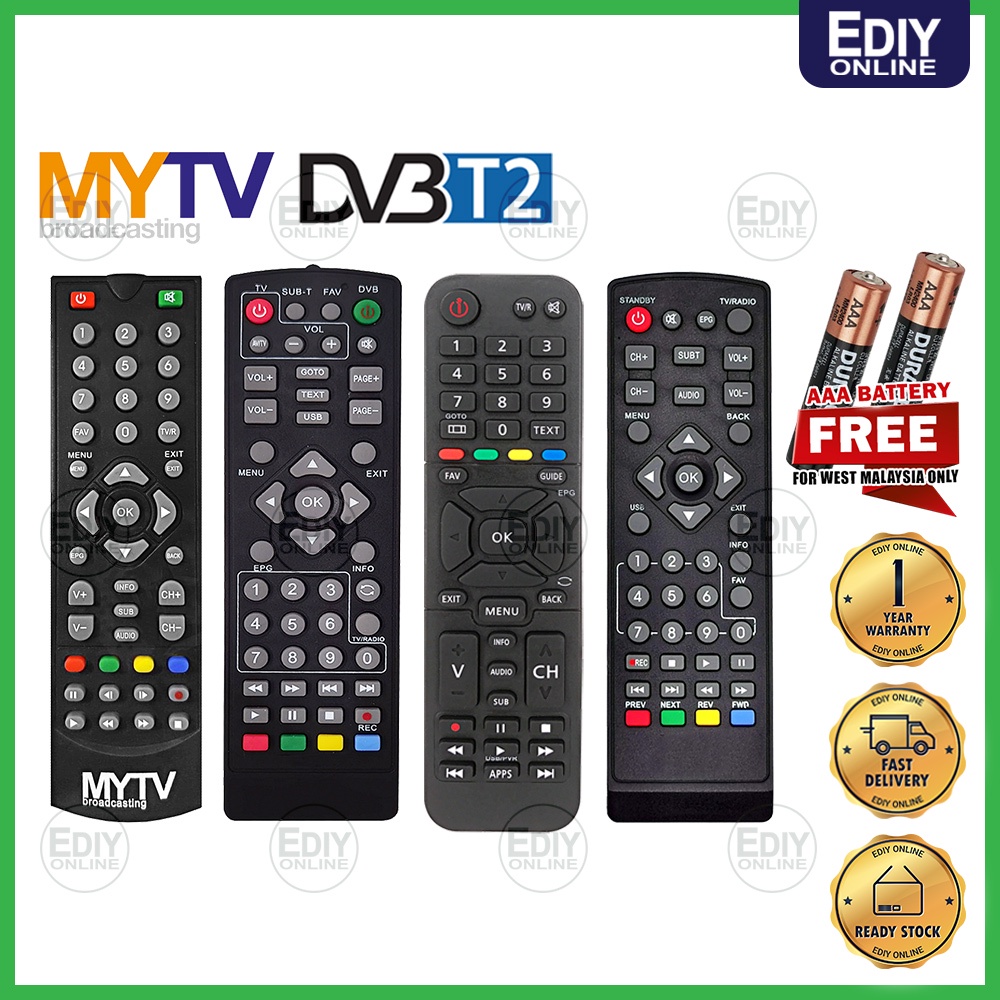 Control para Decodificador Dvb-t2 Dvbt2 K3 M2 K2 8902