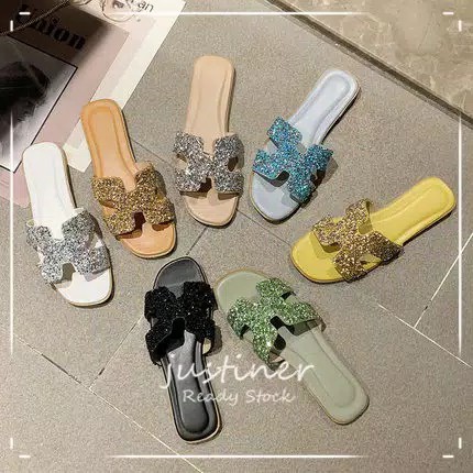 Glitter on sale h sandals