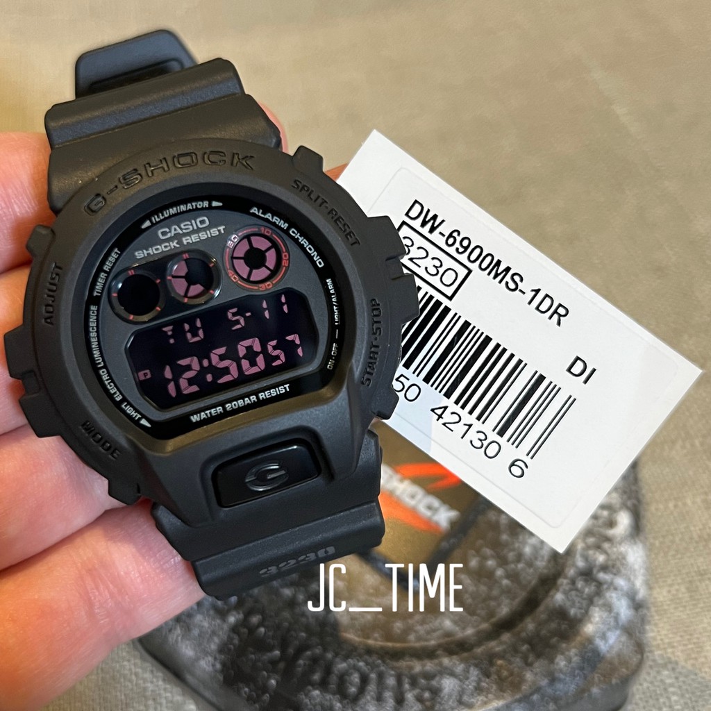 G-SHOCK DW-6900MS-1DR メンズ腕時計 カシオ 黒-