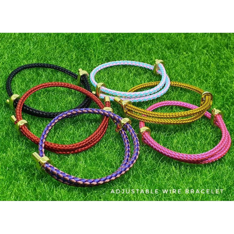 Adjustable deals wire bracelet