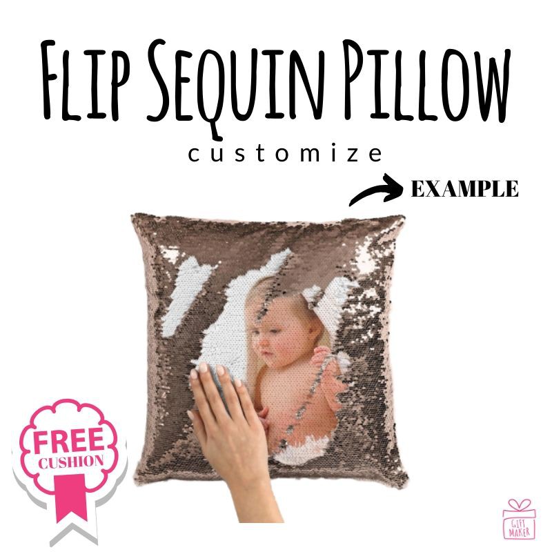 Custom flip clearance pillow