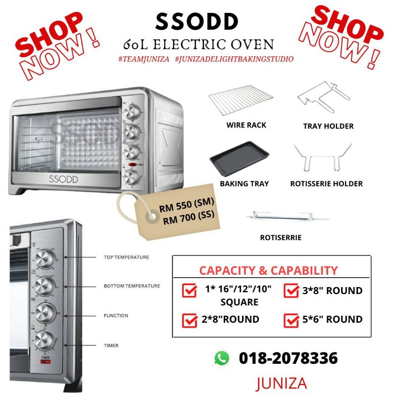 ssodd 60l oven