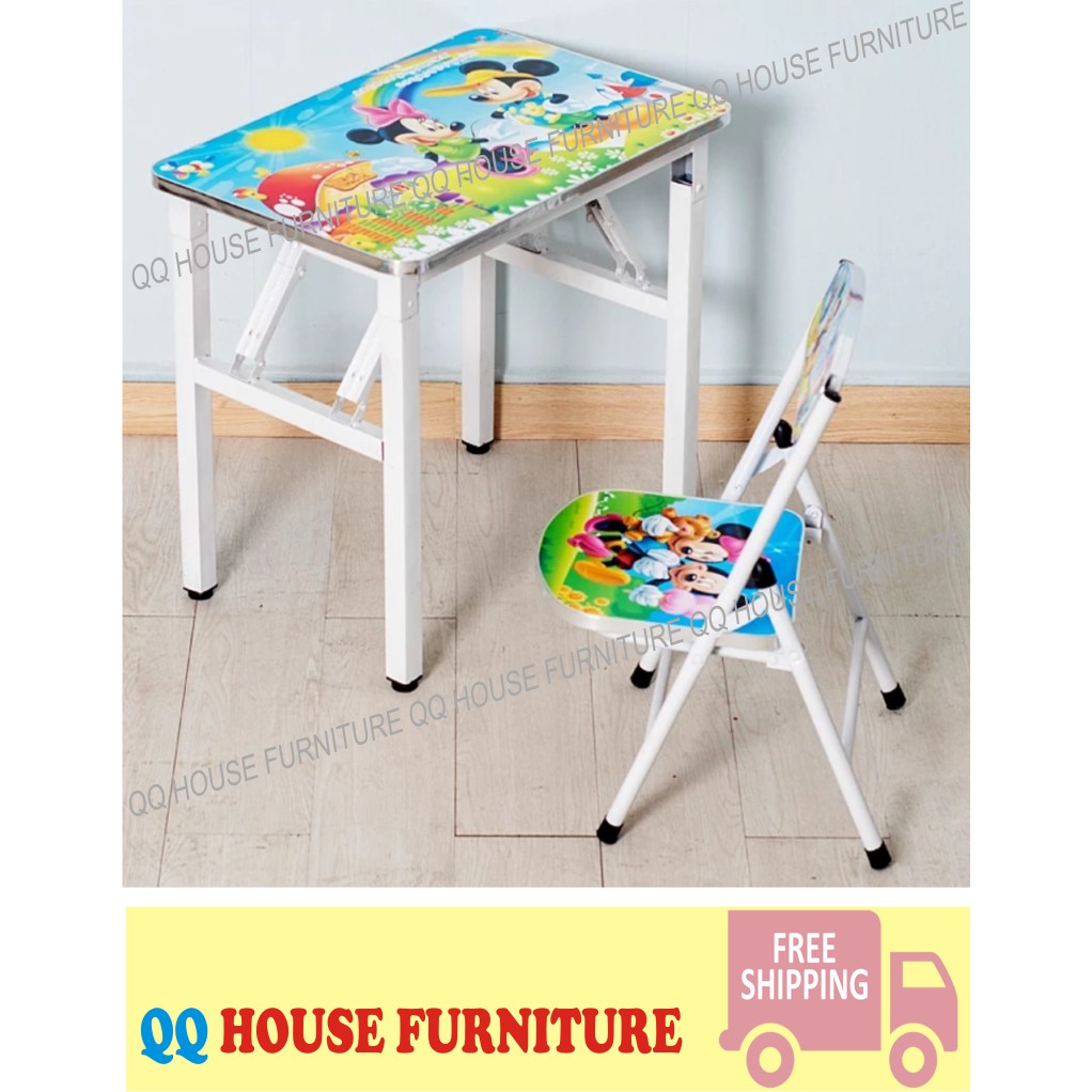 Mickey folding best sale table and chairs