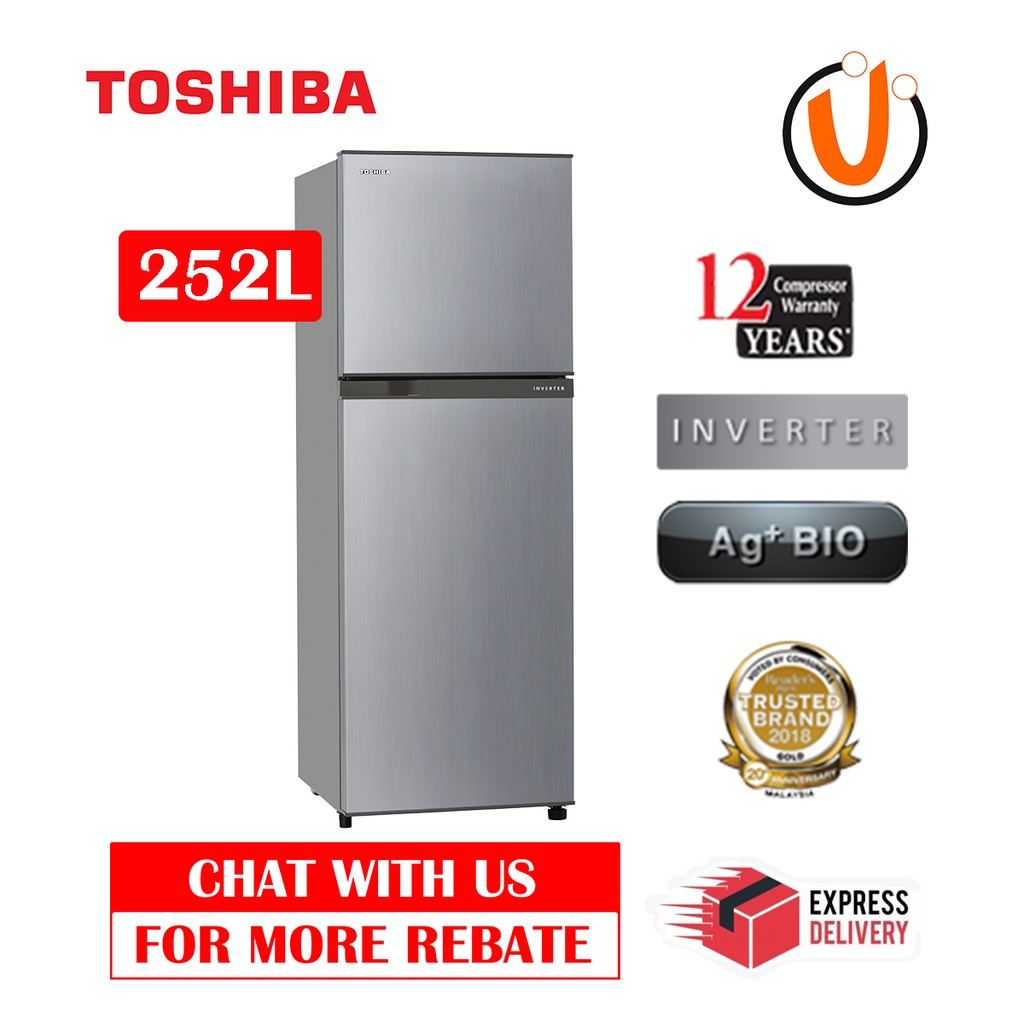 Toshiba on sale fridge 280l