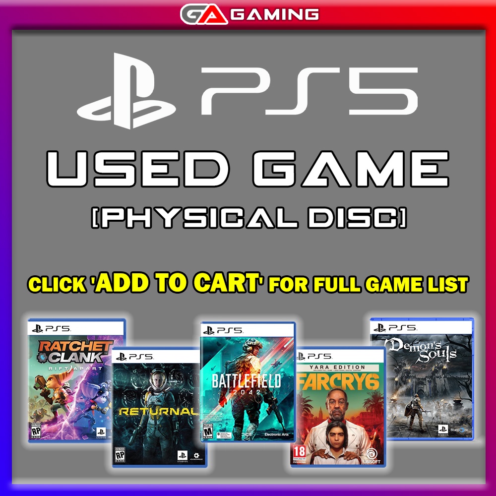 Ps5 best sale physical disc