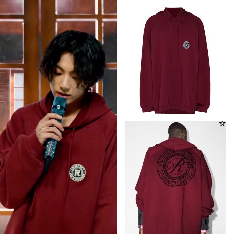 Jungkook shop red hoodie