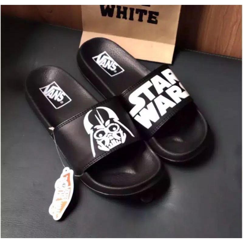 Vans Sandals x STAR WARS Full Black Flip Flop Sandals For Men