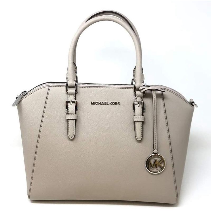 Mk ciara large shop saffiano leather satchel