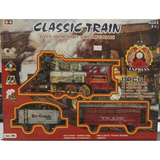 Classic train best sale set battery operated