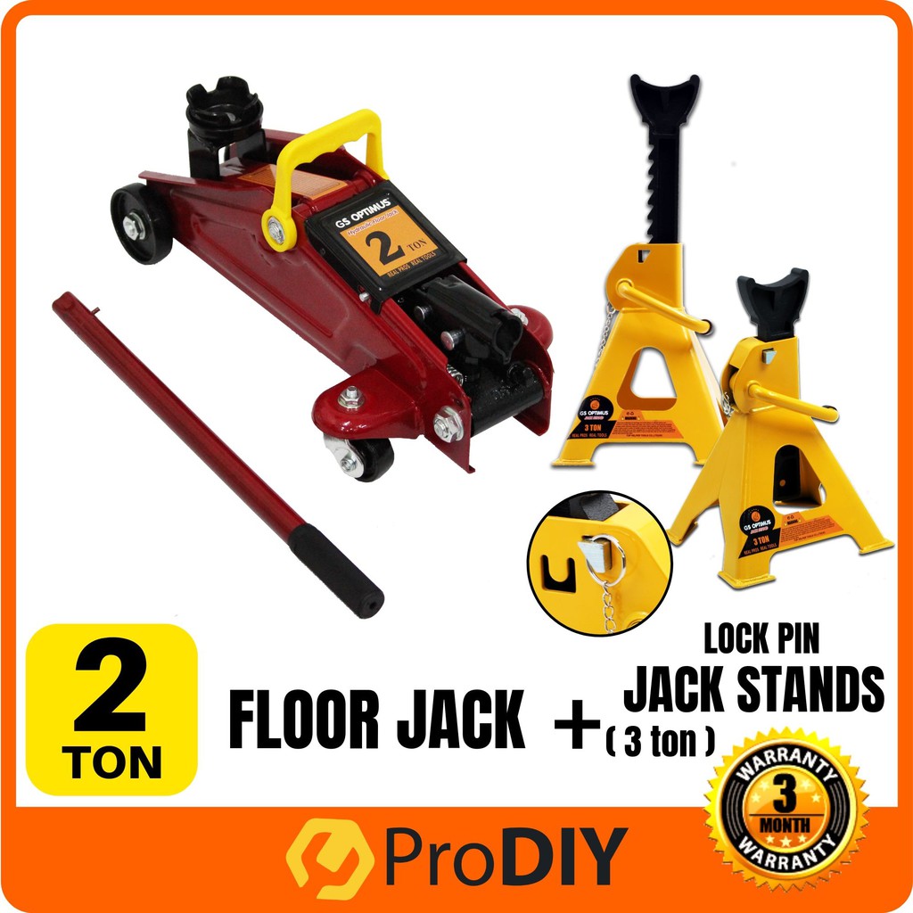 Floor jack 2024 and stands