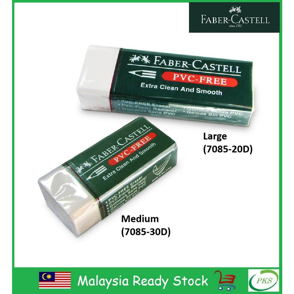 Faber-Castell Eraser PVC-Free White 1pc (S)