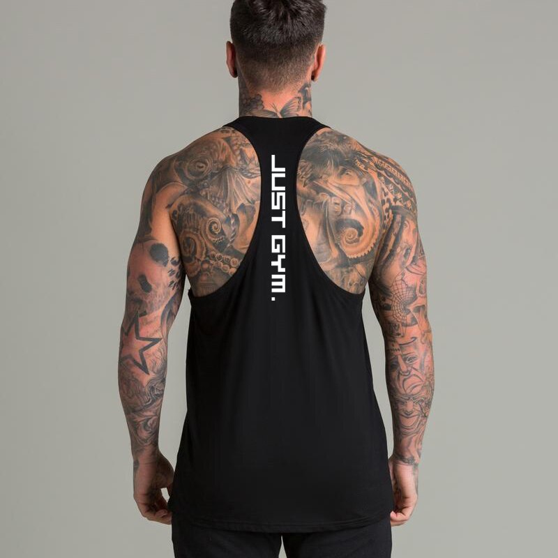 Muscleguys Brand Fashion Clothing Fitness Drop Armhole Tank Top