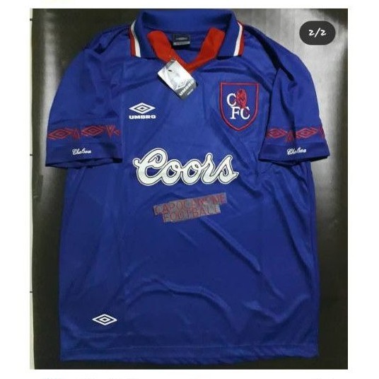 Chelsea RETRO JERSEY 1993 1994 1995 93 94 95 COORS HOME