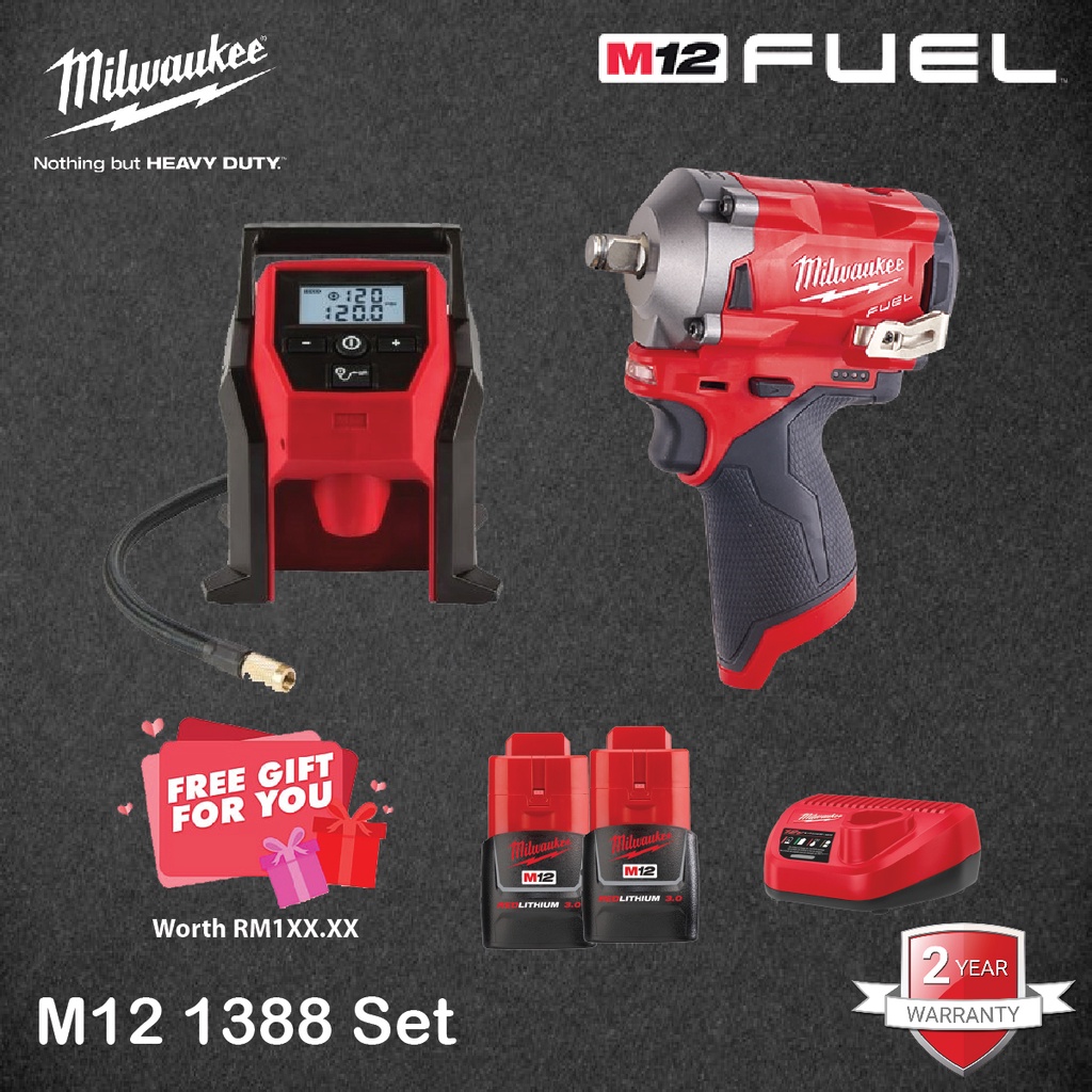 Milwaukee discount fiwf12 m12