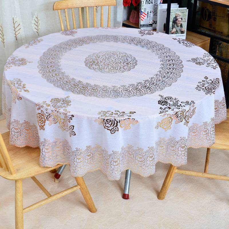 Round deals pvc tablecloth