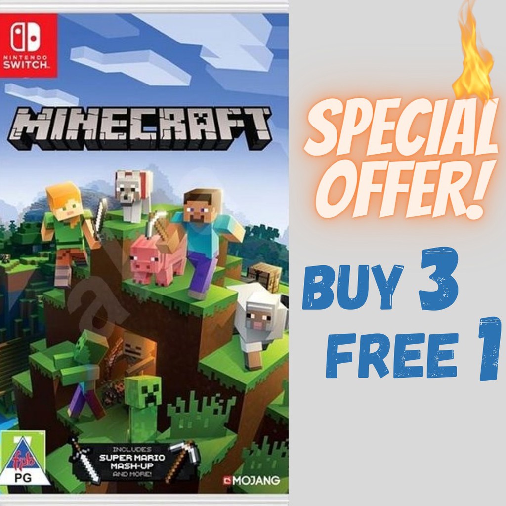 Minecraft nintendo hot sale switch free