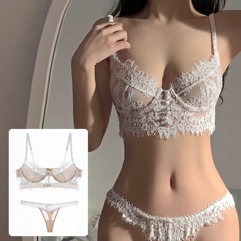 Nouvell Seamless New Sexy Bra Sets Push Up Demi Wedding Lady Underwear  Girls Panty Lace B Cup Womens Lingerie - Bra & Brief Sets - AliExpress