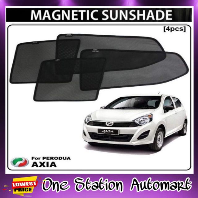 Magnetic Sun Shade Perodua Axia 4pcs Shopee Malaysia