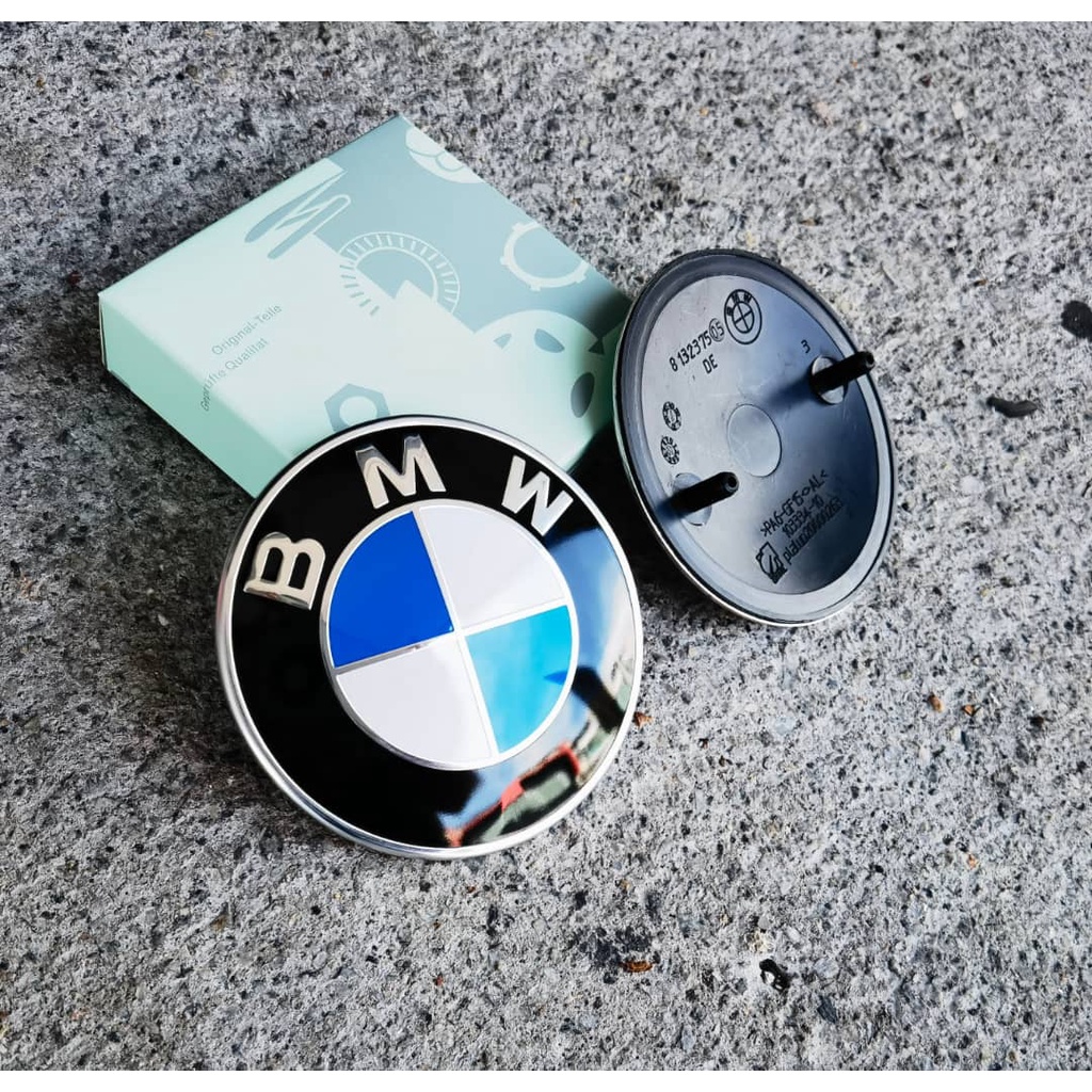 BMW Logo Front Hood Rear Badge Emblem 1unit 82mm For BMW E60 E90 E46 E30  F30 F10 F20 E36 F15 F25 X5 X3