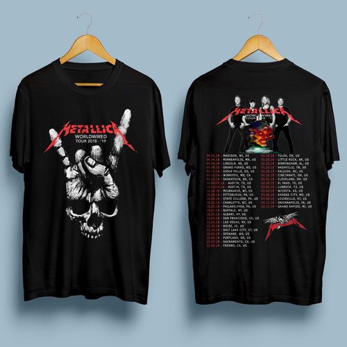 Metallica t shirt worldwired cheap tour 2019