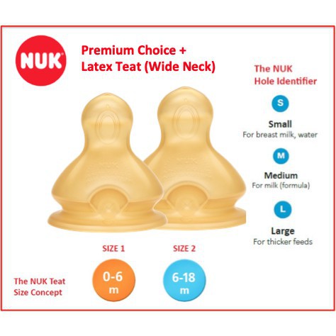 Nuk 2024 latex teat