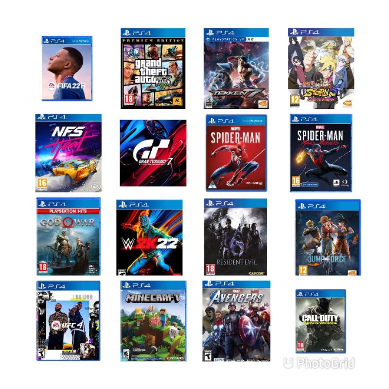 PS4 New CD】PS4 Games (New and Sealed)
