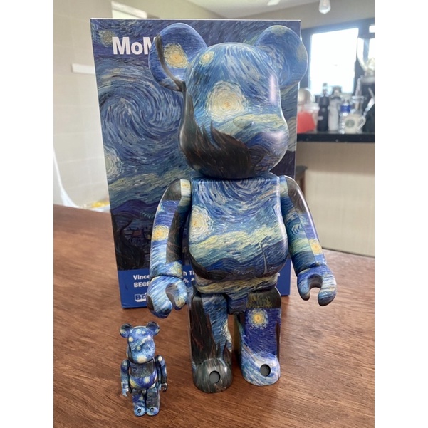 Bearbrick Starry Night Van Gogh 400% | Shopee Malaysia