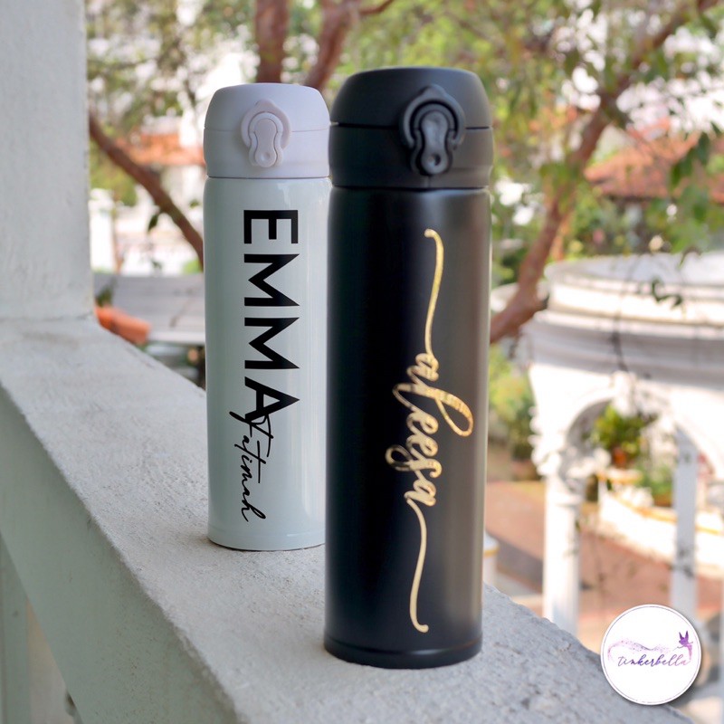 Personalized store thermos bottle