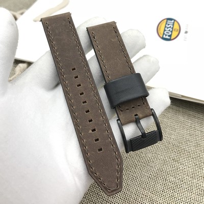 Spot FOSSIL strap leather 22MM adapted FS4656 FS4682 FS5586 watch