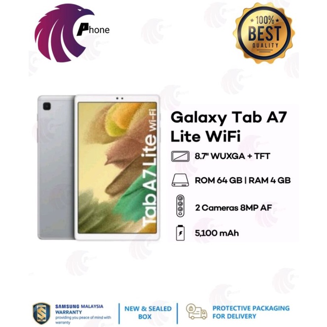 Samsung GALAXY TAB A7 Lite - 8.7''- 8mpx- 3/32Go - 5100mAh - GARANTIE –