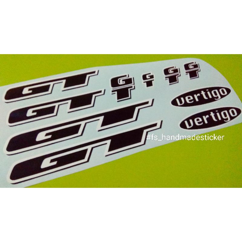 Gt hotsell vertigo decals