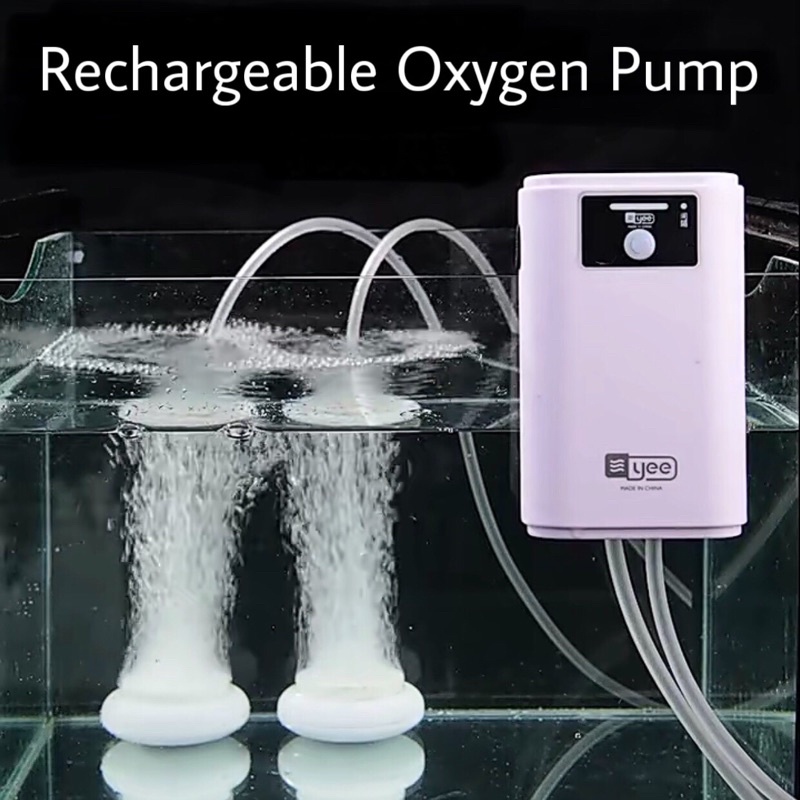 Yee Mini Aquarium Oxygen Pump Small Fish Tank Oxygen Electric Air