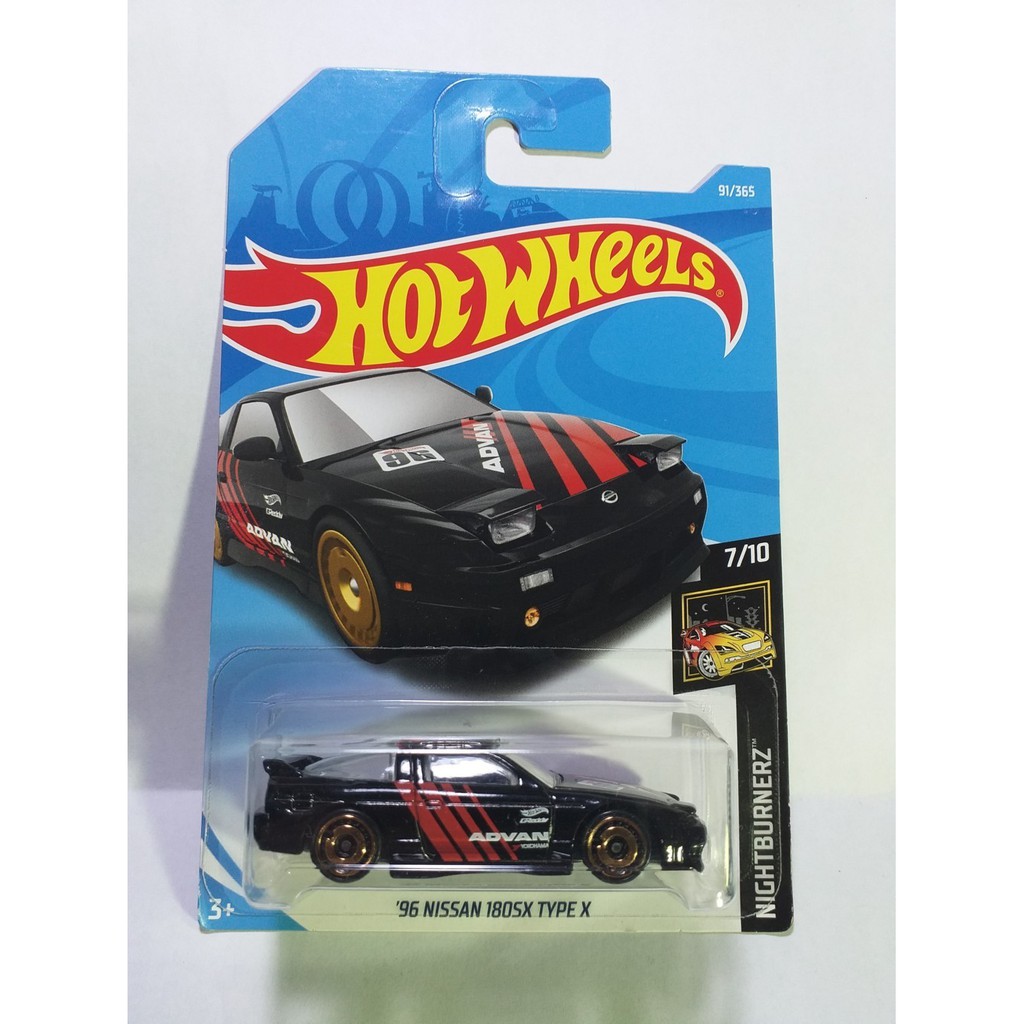 Hot wheels 96 nissan 180sx best sale type x