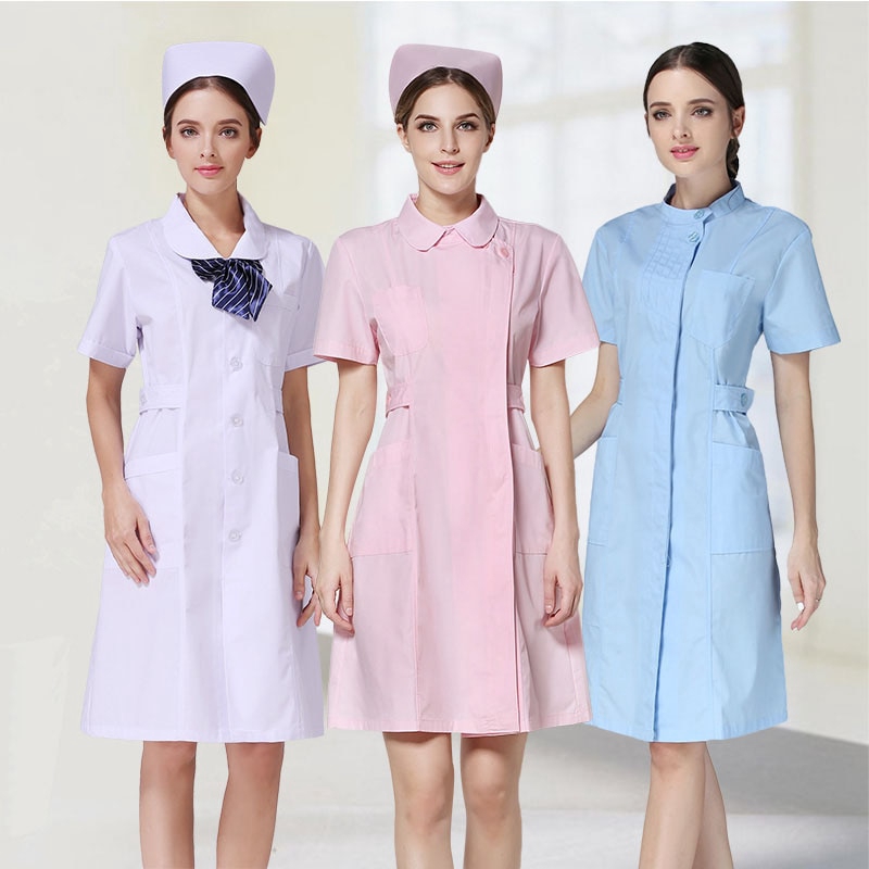 Women Medical Scrub Doctor Nursing Scrubs Uniform Dentis Hospital