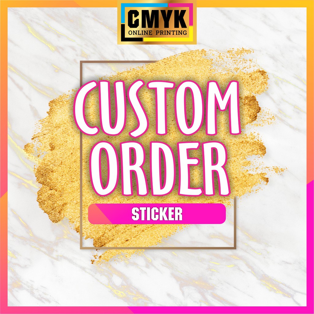 Custom Pink Sticky Label Printing Online