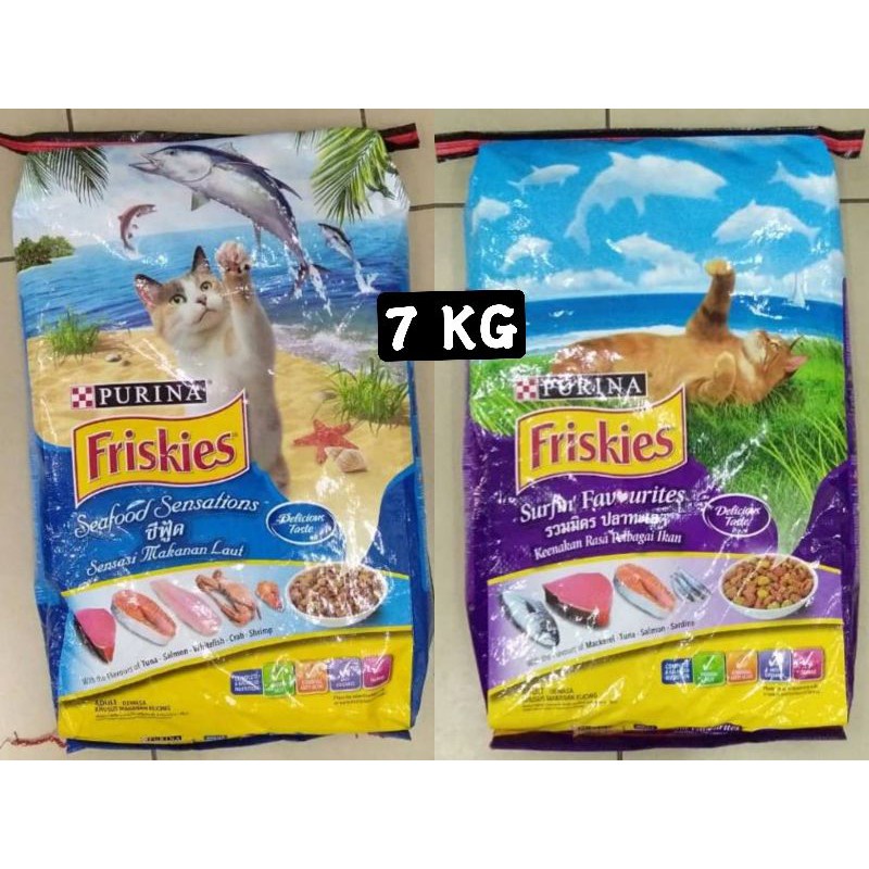 Friskies Dry Cat Food Pack 2 Flavors To Choose 6.5kg Pet