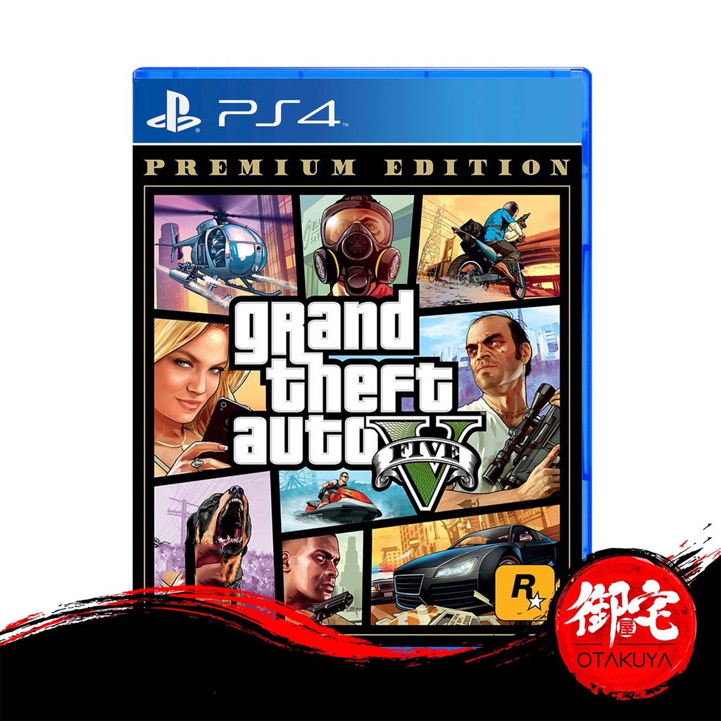 Grand Theft Auto V GTA 5 Premium Edition - PS4 - Brand New | Factory Sealed