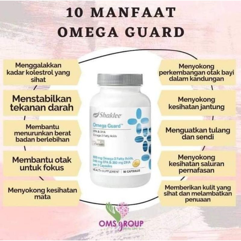 Omega Guard Shaklee Origibal 100 Shopee Malaysia